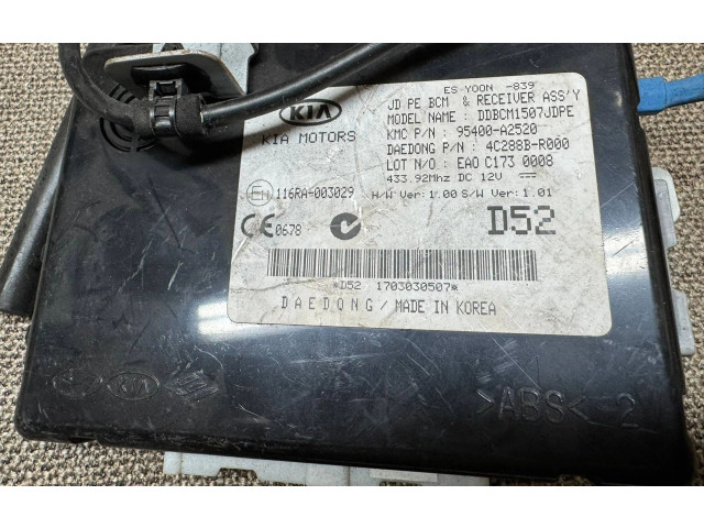 Блок комфорта 116RA003029, 95400A2520   KIA Ceed   