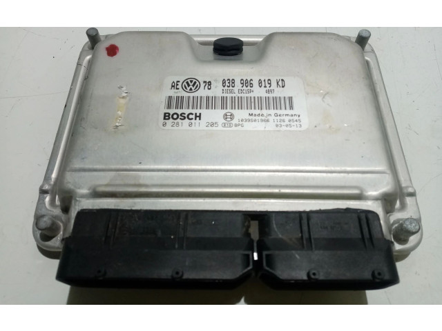 Řídící jednotka 0281010941, 038906019EH Volkswagen Passat Alltrack 2003