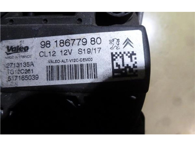Генератор 9818677980, CL12   Peugeot 2008 I      