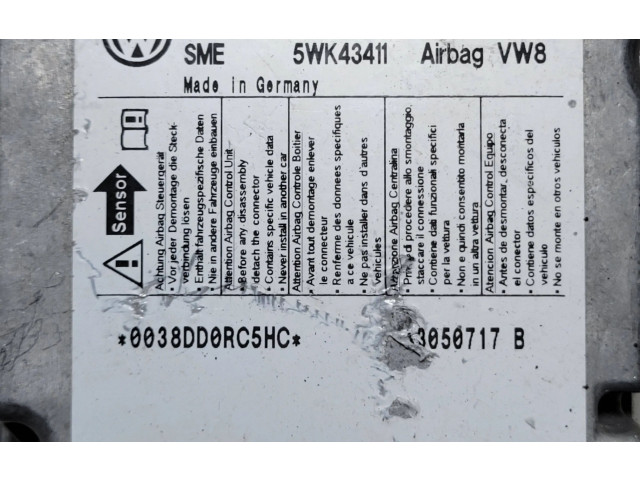 Блок подушек безопасности 1K0909605M, 3050717B Skoda Octavia Mk2 (1Z)
