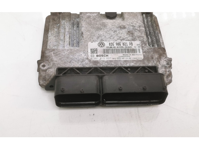 Блок управления двигателя 03G906021PB, 03G906021   Volkswagen PASSAT B6