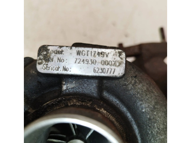 Turbodmychadlo Турбина 7249300002, 6230777 Dodge Avenger 2.0