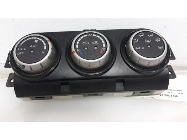 Блок управления климат-контролем 27500J874A   Nissan X-Trail T31