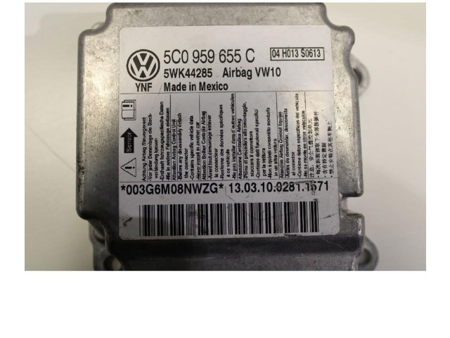 Блок подушек безопасности 5C0959655C Volkswagen Golf Plus