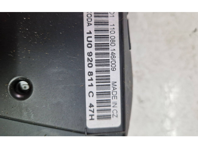 Панель приборов 1U0920811C, 110080146 Skoda Octavia Mk1 (1U)