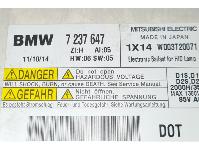 Боковая подушка безопасности 7237647, 7237647   BMW 1 F20 F21