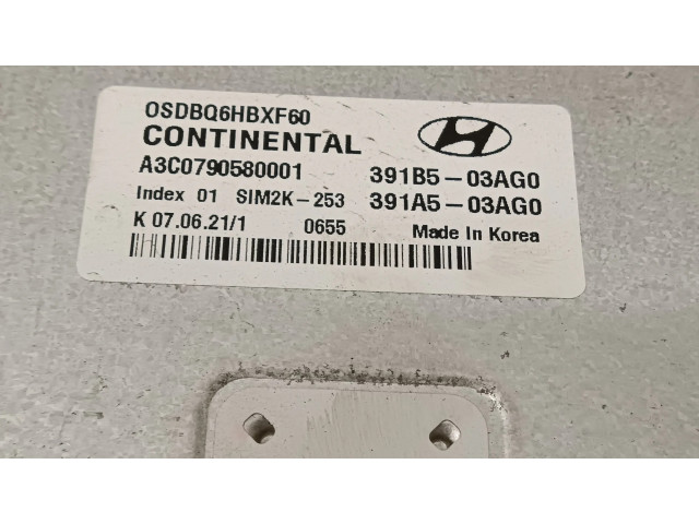 Řídící jednotka 391B103AG0, 391B503AG0 Hyundai Kona I 2021