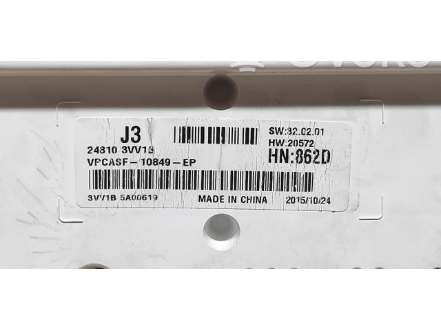 Přístrojová deska  Nissan Note (E12) 2015 248103VV1B  