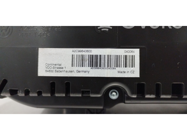 Панель приборов 8U0920940L, A2C85745700 Audi Q3 8U