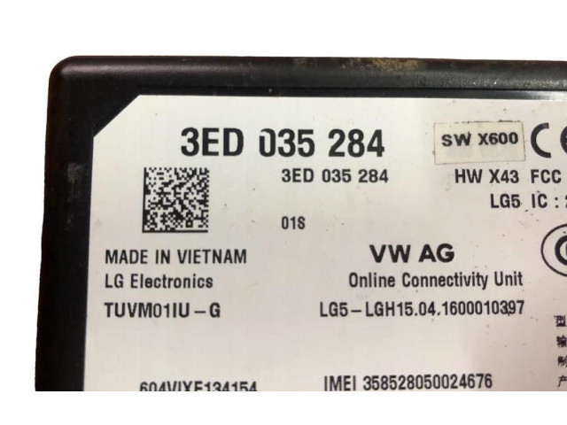 Блок управления 3ED035284, 3ED035284   Volkswagen Golf VII