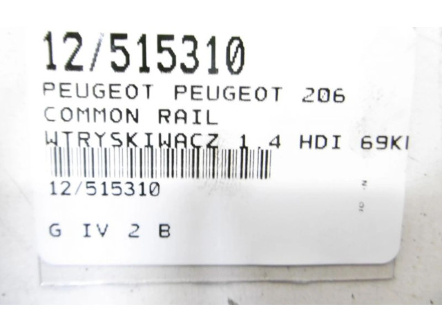 Vstřikovač 0445110252, 0445110252 Peugeot 206 CC 8HX