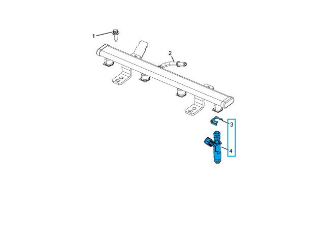 Форсунка 04593986AB, 04593986AA Jeep Cherokee