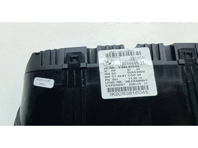 Přístrojová deska BMW X1 E84 2012 9283816