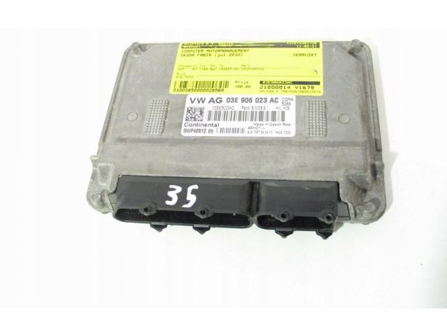 Блок управления двигателем Блок управления Array   Skoda Fabia Mk2 (5J)