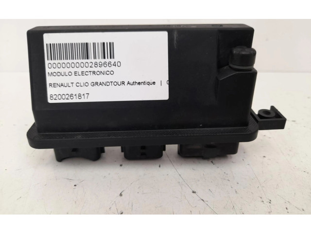 Блок управления двигателя 8200261817, 8200261817   Renault Clio I
