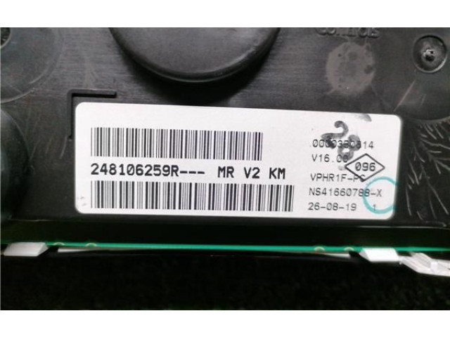 Панель приборов 2481106259R, 2481106259R Dacia Lodgy