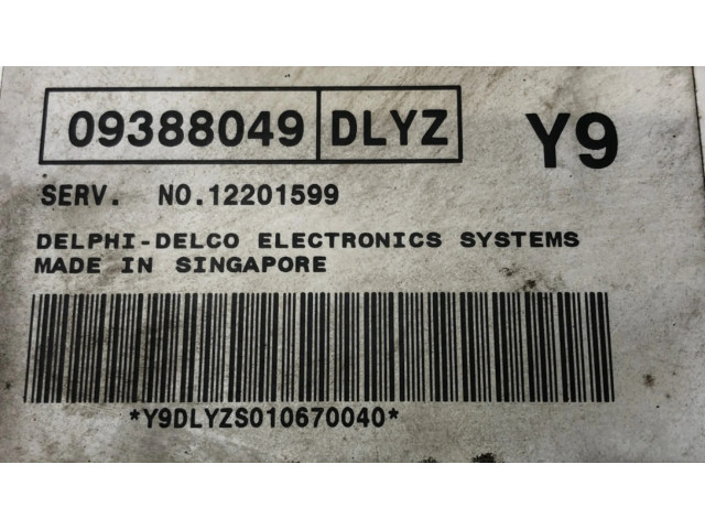 Řídící jednotka 09388049 Daewoo Rezzo 2001