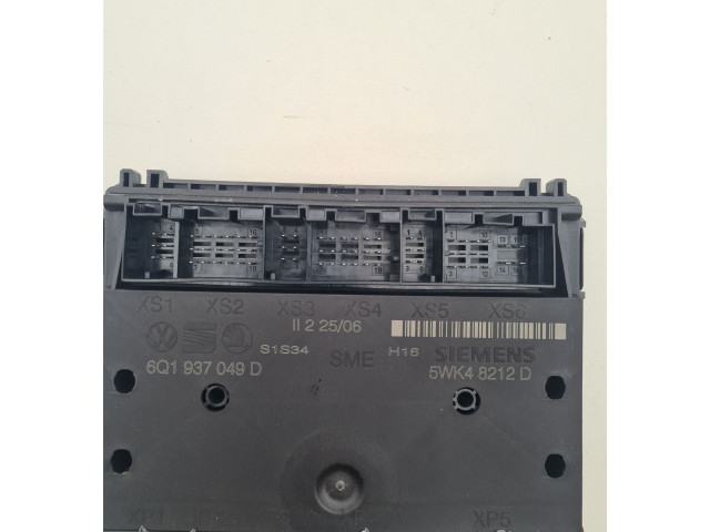 Блок комфорта 6Q1937049, 5WK48212D Skoda Fabia Mk1 (6Y)