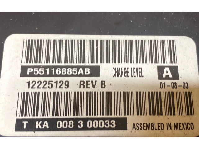 Блок управления климат-контролем P55116885AB, 12225129 Jeep Grand Cherokee (WJ)