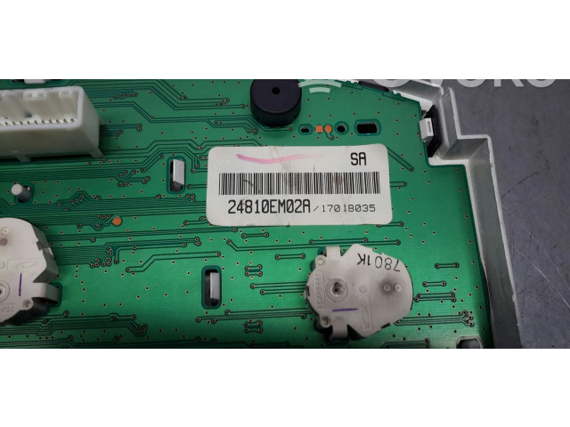 Панель приборов 24810EM02A, A2998006   Nissan Tiida C11       