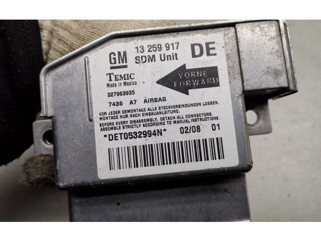 Блок подушек безопасности 13259917   Opel Meriva A