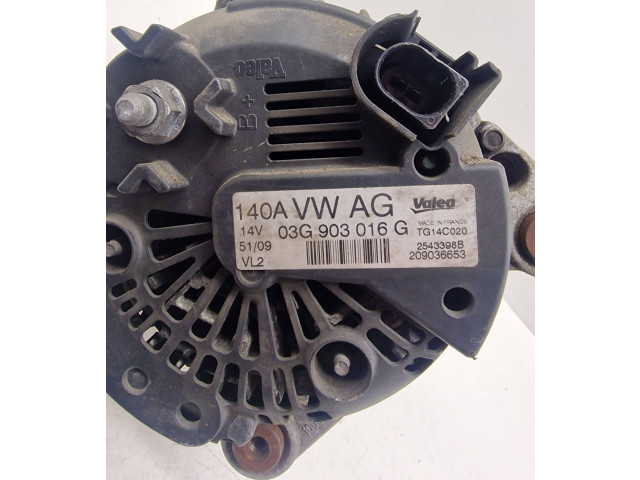 Генератор 03G903016G, 2543398B   Audi A6 S6 C6 4F      