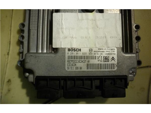 Řídící jednotka 281011629, EDC16C349651132880 Citroen C4 I 2005