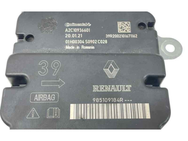 Блок подушек безопасности 985109184R, CONTINENETAL Dacia Dokker