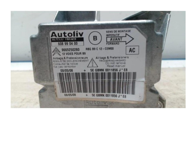 Блок подушек безопасности 00006590PN, 00006590PN Citroen Berlingo