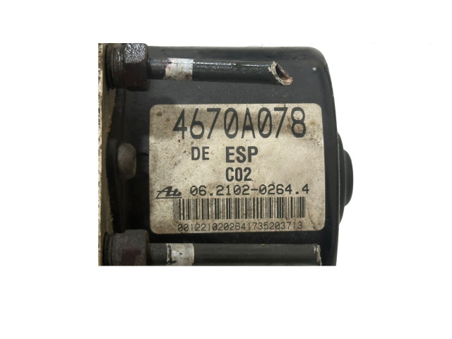 Блок АБС 4670A078, 06210202644 Mitsubishi Grandis - года