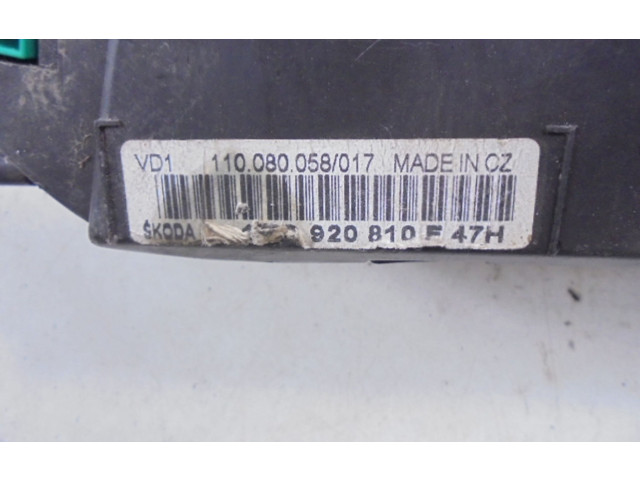 Панель приборов 1U0920810F, 1U0920810F   Skoda Octavia Mk1 (1U)       