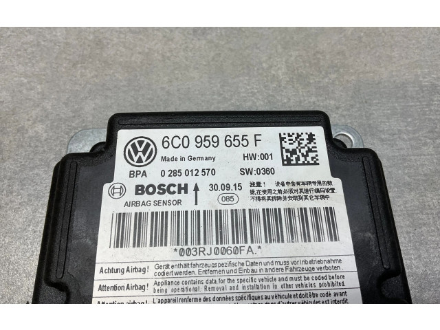 Блок подушек безопасности 6C0959655F   Skoda Rapid (NH)