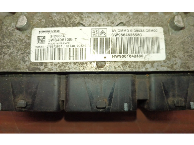 Řídící jednotka 5ws40610bt, sw9664626580 Fiat Ulysse 2007