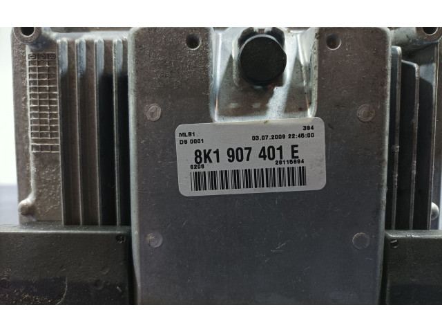 Блок управления двигателем Блок управления 8K1907401E, 8K1907401E   Audi A4 S4 B8 8K
