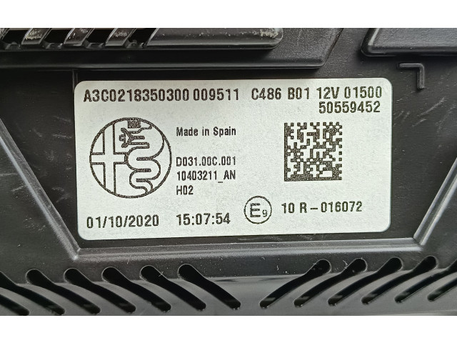 Přístrojová deska  Alfa Romeo Stelvio 2021 A2C11363500  