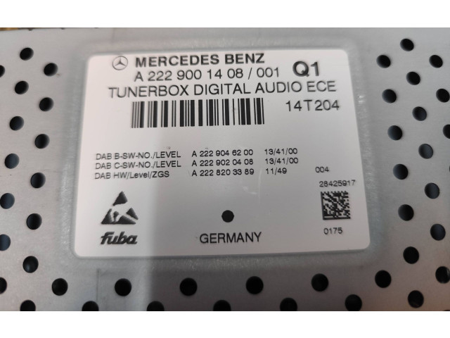 Блок управления HiFi audio     A2229001408, A2229046200    Mercedes-Benz C W205 