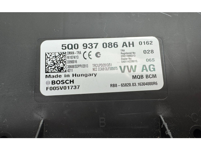 Блок комфорта 5Q0937086AH, F005V01737 Skoda Octavia Mk3 (5E)