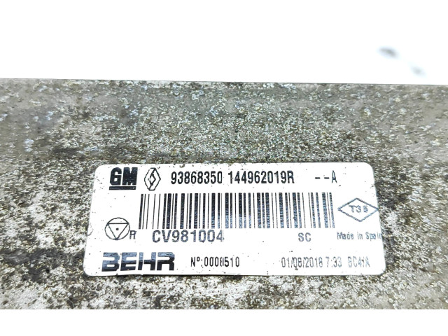 Интеркулер  144962019R, 93868350   Renault Trafic III (X82) 