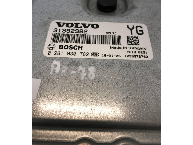 Řídící jednotka 31392982, 0281030782 Volvo XC60 2016