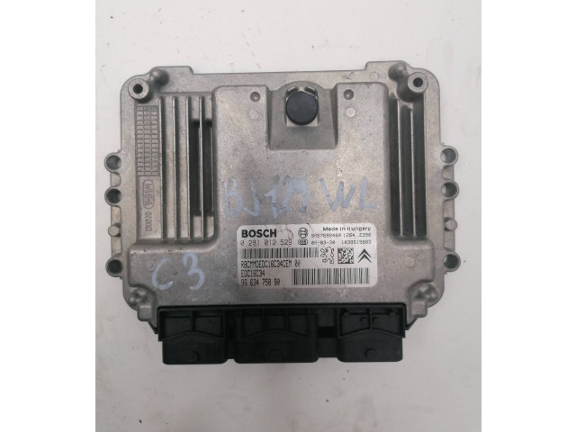 Řídící jednotka 9657699480, 0281012529   Citroen C3 Pluriel 2008