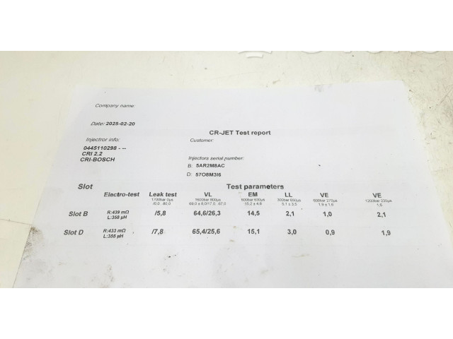 Форсунка 0445110298, 30777526    Volvo V70   