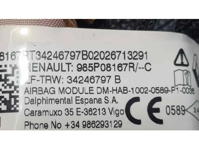 Боковая подушка безопасности 985P08167R   Dacia Dokker