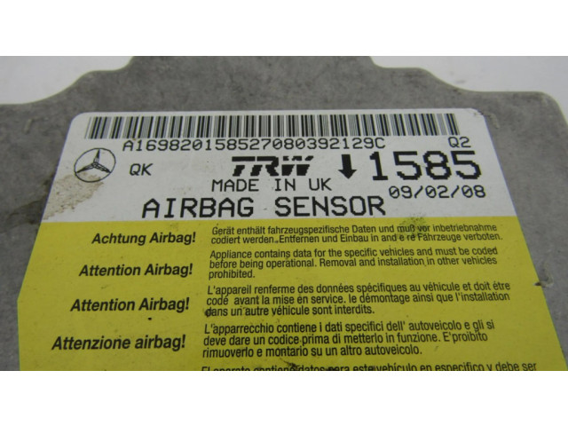 Блок подушек безопасности A1698201585   Mercedes-Benz A W169