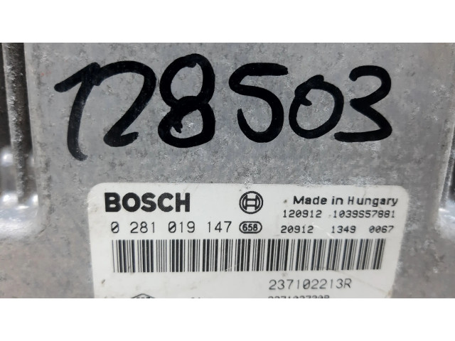 Блок управления двигателя 237102720R, 128503   Dacia Dokker