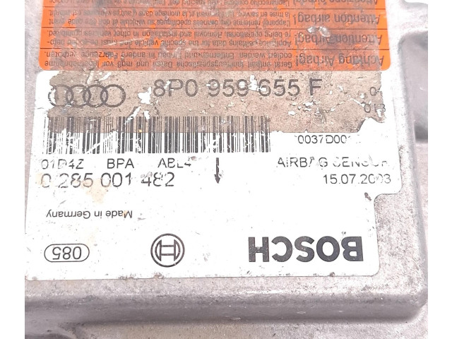 Блок подушек безопасности 8P0959655F, 0285001482   Audi A3 S3 8P