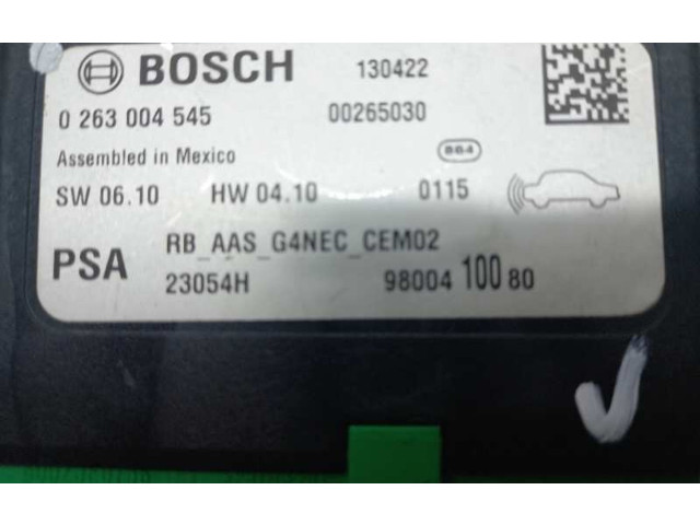 Блок управления 9800410080, 0263004545 Citroen DS4