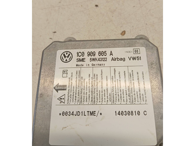 Блок подушек безопасности 1C0909605A, 5WK43122   Volkswagen Transporter - Caravelle T5