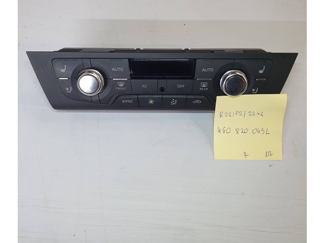 Блок управления климат-контролем 4G0820043L Audi A6 S6 C7 4G