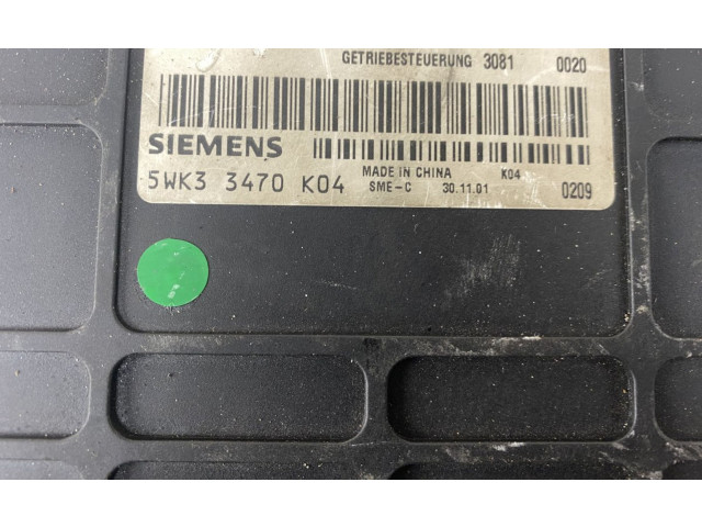 Блок управления коробкой передач 5WK33470K04, 6N0927735D Audi A2