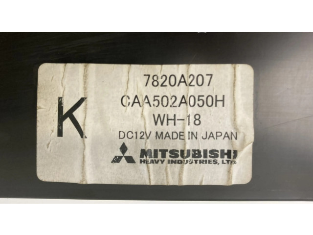 Блок управления климат-контролем 7820A207 Mitsubishi Grandis